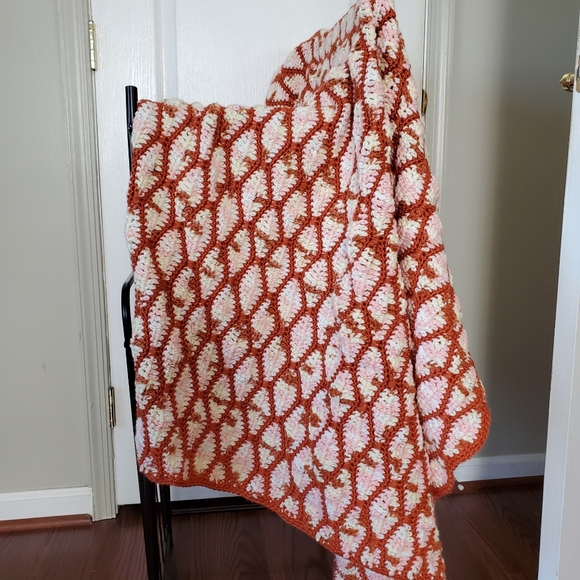 Hand-Made Afghan Throw Blanket - Picture 1 of 1